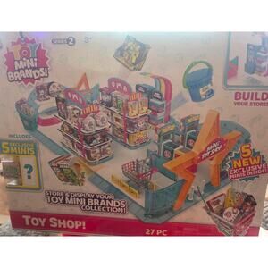 Mini Brands Series 2 Mini Toy Shop 27 Piece Playset 5 Exclusive Mystery Minis